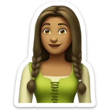 Fiona from Shrek sticker