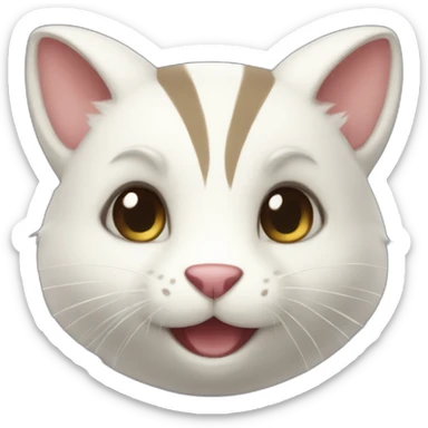 White Furret sticker