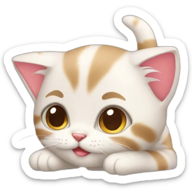 Chaton cute sticker