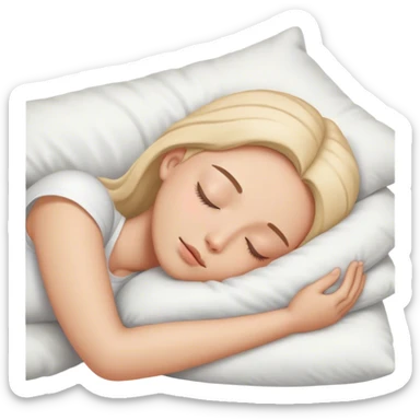 sleeping sticker