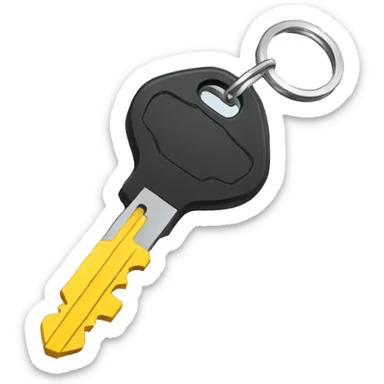 car keys sticker