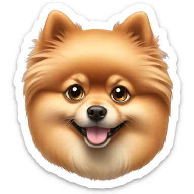 Pomeranian dog sticker