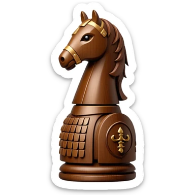 chinese chess piece, knight piece sticker