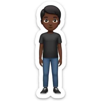 person silhouette standing in front of a screen with play icon sticker