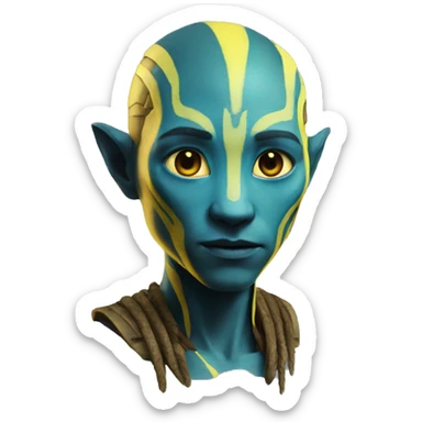 An Avatar Na'vi sticker