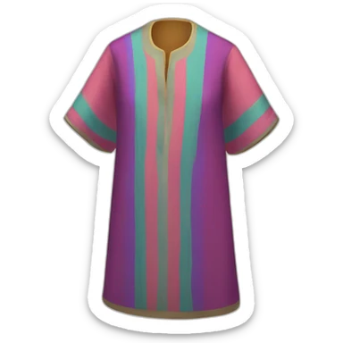 colorful tunic sticker