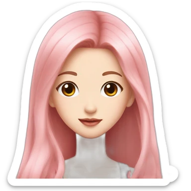 Rosé blackpink con hank sticker