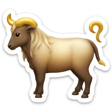 Signo zodiacal de tauro sticker