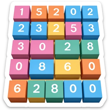 cartons de loto sticker