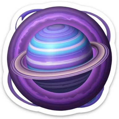 Ringed Planet sticker