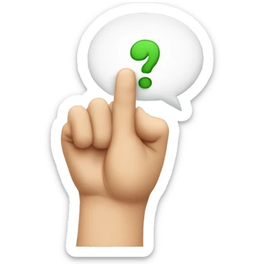 I want a man pointing the finger to his head, like an invitation to think using the brain. The finger should touch the side of the head sticker