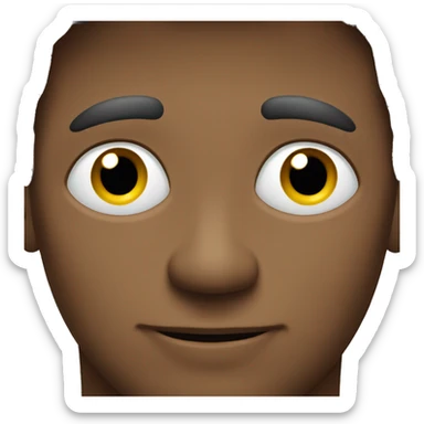 face with squinty eyes sticker