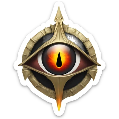 The Eye of Sauron Russian coats of arms sticker