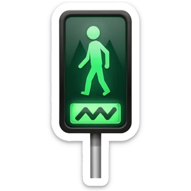 Crosswalk Light signal icon Lights , Kidsn. sticker
