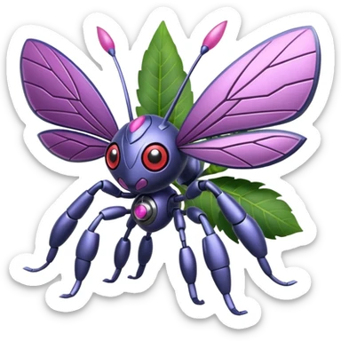 Victreebell-Genesect-Vikavolt-Venonat-fusion sticker