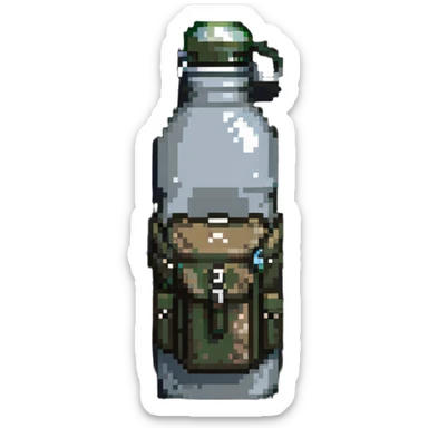 hiking canteen water bottle sticker
