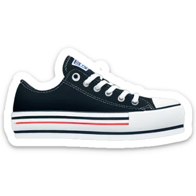 low top platform converse sticker