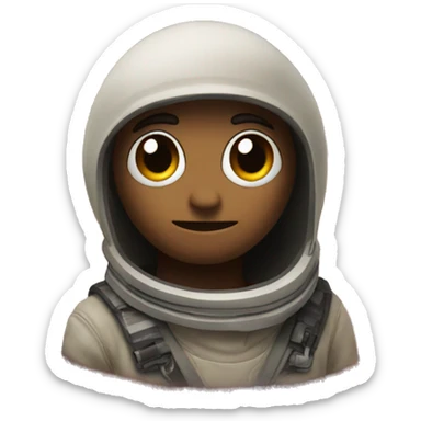 A Et in a planet  sticker