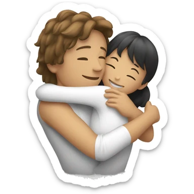 Hug sticker