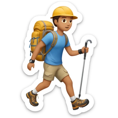Hiking sticker