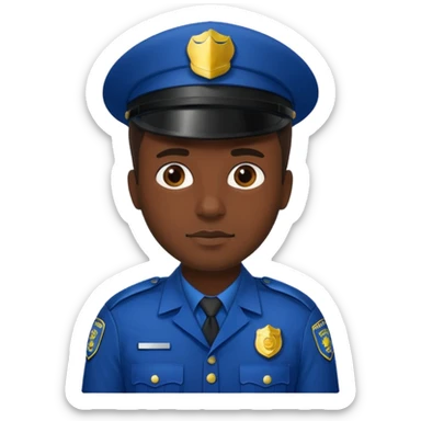 Police Man sticker