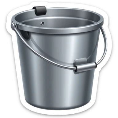 Cleaning only bucket
 sticker