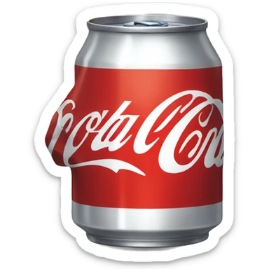 Coke can sticker