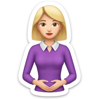 Mujer cuerpo entero con collar comprando   sticker