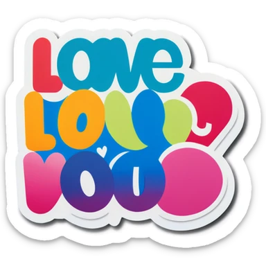 Love You sticker