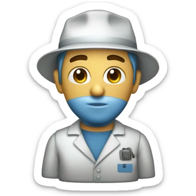 un responsable d'atelier de production sticker