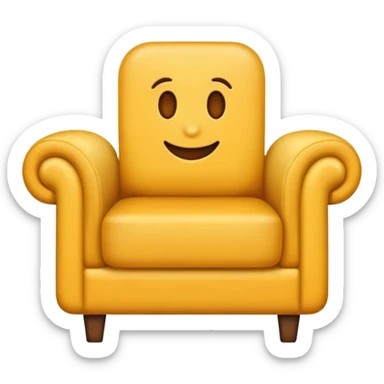 give real furniture emojes single single sticker