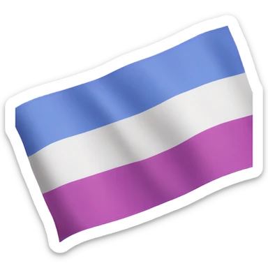 Bi pride flag sticker