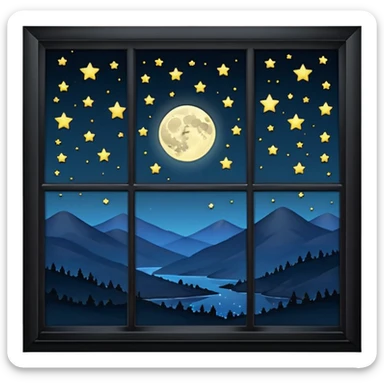 night window sticker