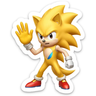 super sonic legend sticker