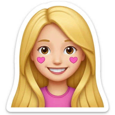 Girly girl emojis  sticker