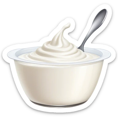 Greek yoghurt sticker