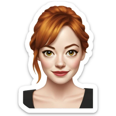 Emma Stone sticker