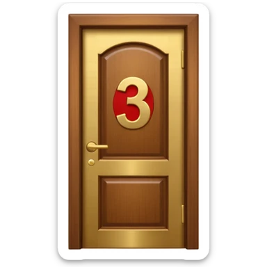 hotel room number 309 sticker