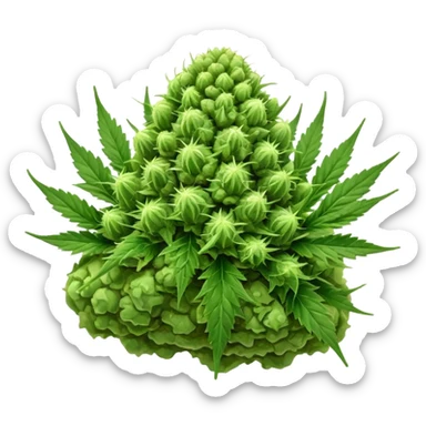 Cannabis nug  sticker