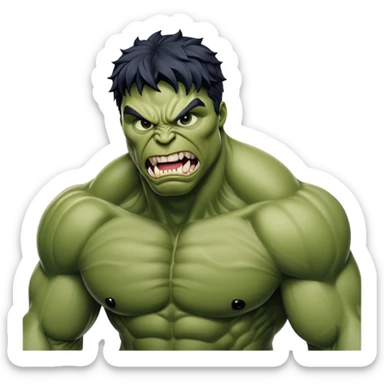 Hulk merged with venom sticker