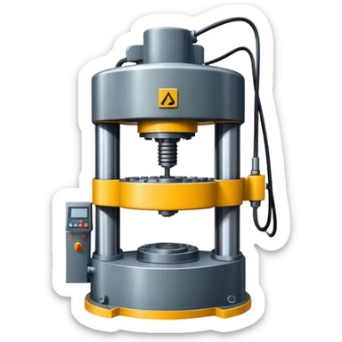 Hydraulic Press sticker