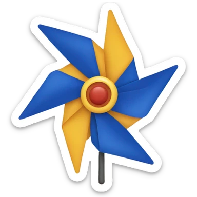Pinwheel sticker