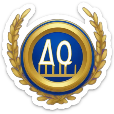 Alpha Phi Omega Fraternity logo sticker