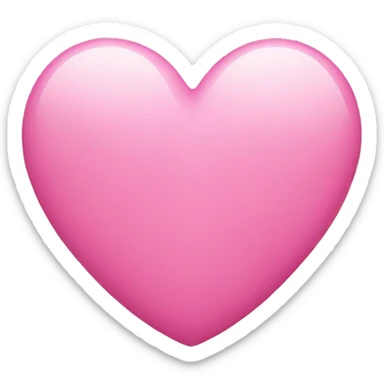 pink heart sticker