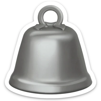 trapezoid-shaped cowbell sticker