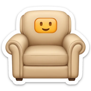 comfy armchair sticker