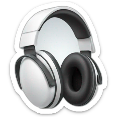 Casque de musique apple sticker