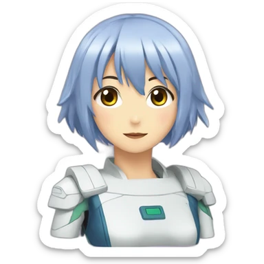 Rei ayanami sticker