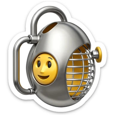 chastity cage sticker