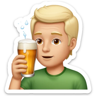 Cerveza Drinker sticker